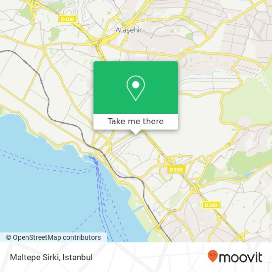 Maltepe Sirki map