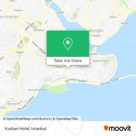Kurban Hotel map