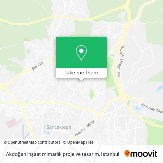 Akdoğan inşaat mimarlık proje ve tasarım map