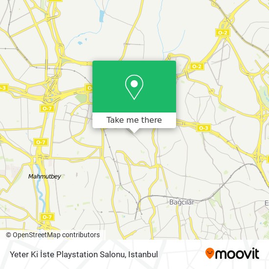 Yeter Ki İste Playstation Salonu map