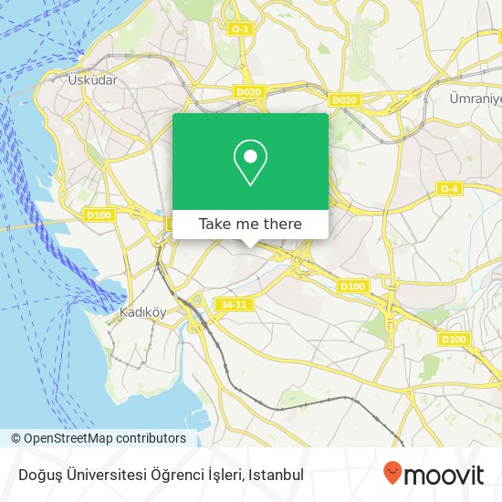 Doğuş Üniversitesi Öğrenci İşleri map