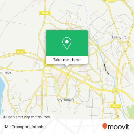 Mir Transport map