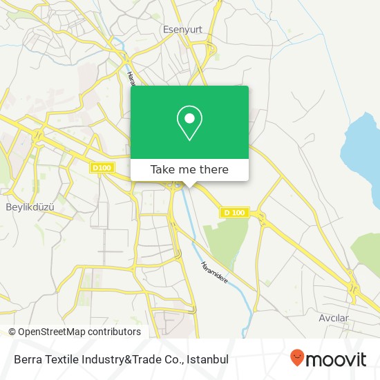 Berra Textile Industry&Trade Co. map