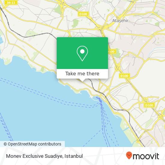 Monev Exclusive Suadiye map