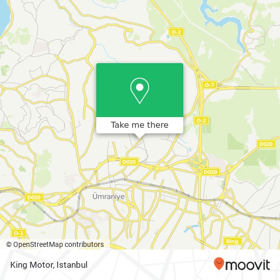 King Motor map