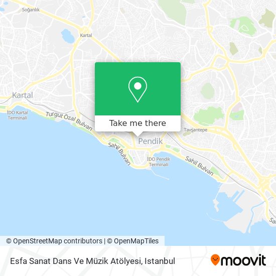 Esfa Sanat Dans Ve Müzik Atölyesi map