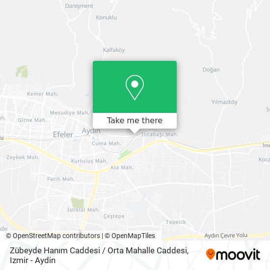 Zübeyde Hanım Caddesi / Orta Mahalle Caddesi map