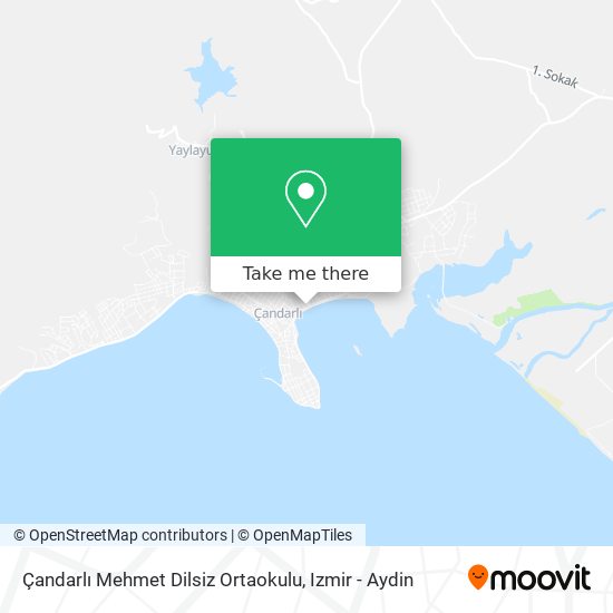 Çandarlı Mehmet Dilsiz Ortaokulu map