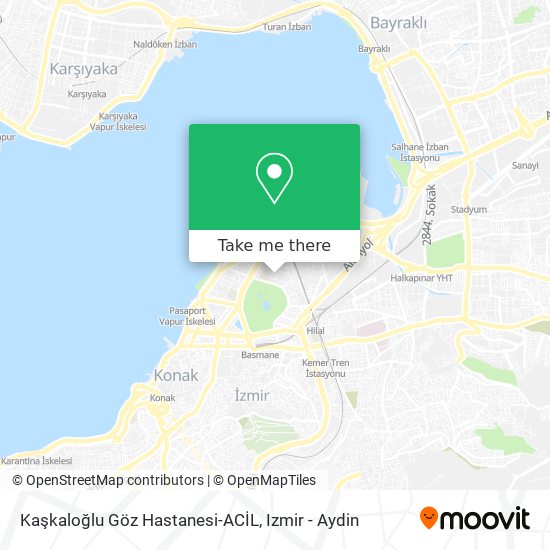 Kaşkaloğlu Göz Hastanesi-ACİL map