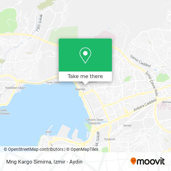 Mng Kargo Simirna map
