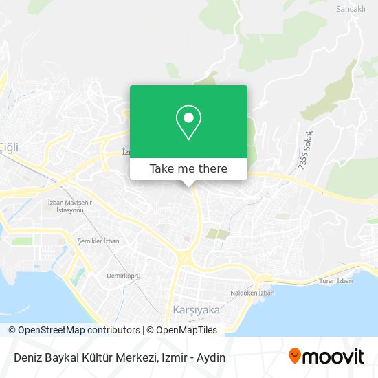 Deniz Baykal Kültür Merkezi map