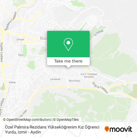 Özel Palmira Rezidans Yükseköğrenim Kız Öğrenci Yurdu map