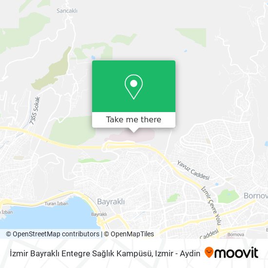 İzmir Bayraklı Entegre Sağlık Kampüsü map