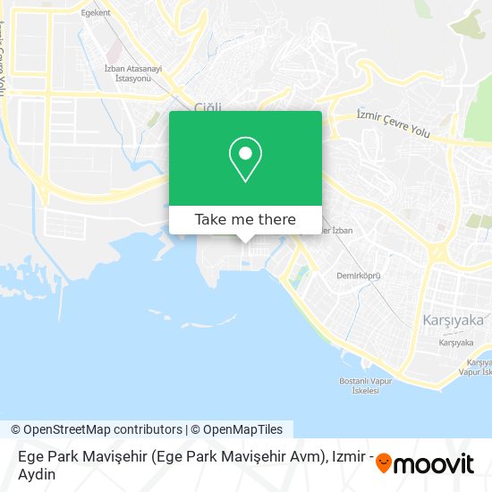 Ege Park Mavişehir map