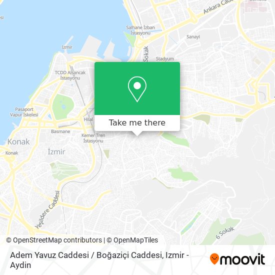 Adem Yavuz Caddesi / Boğaziçi Caddesi map