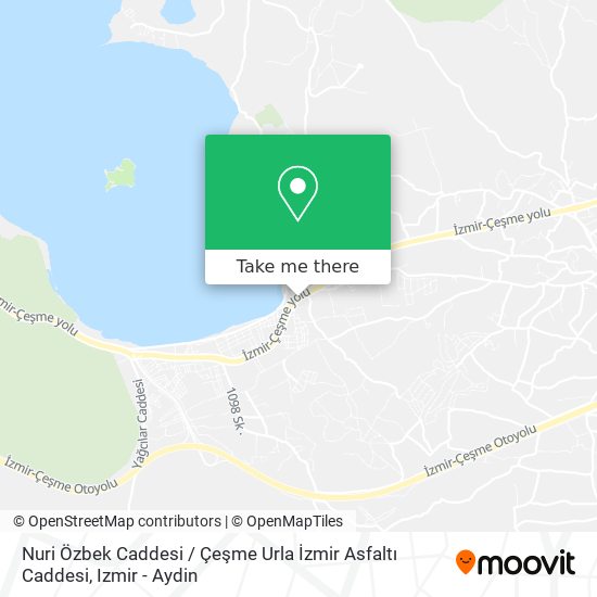 Nuri Özbek Caddesi / Çeşme Urla İzmir Asfaltı Caddesi map