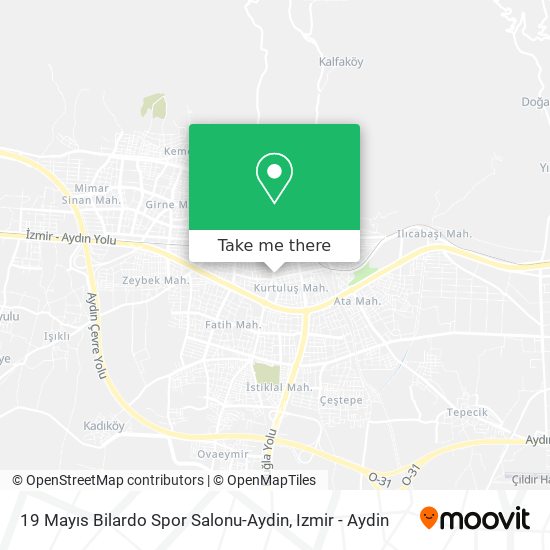 19 Mayıs Bilardo Spor Salonu-Aydin map