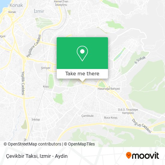 Çevikbir Taksi map