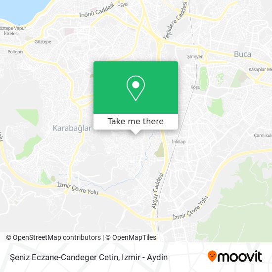Şeniz Eczane-Candeger Cetin map