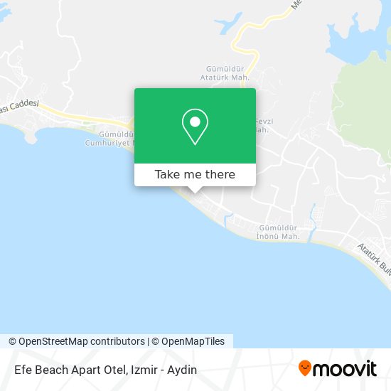 Efe Beach Apart Otel map