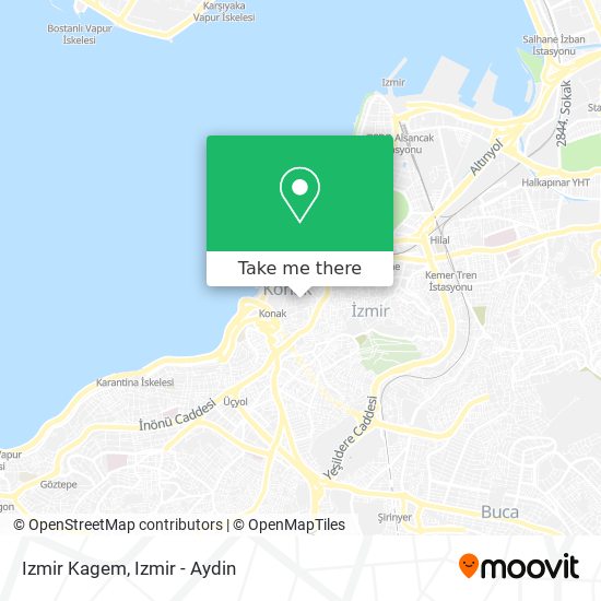 Izmir Kagem map