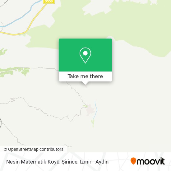 Nesin Matematik Köyü, Şirince map
