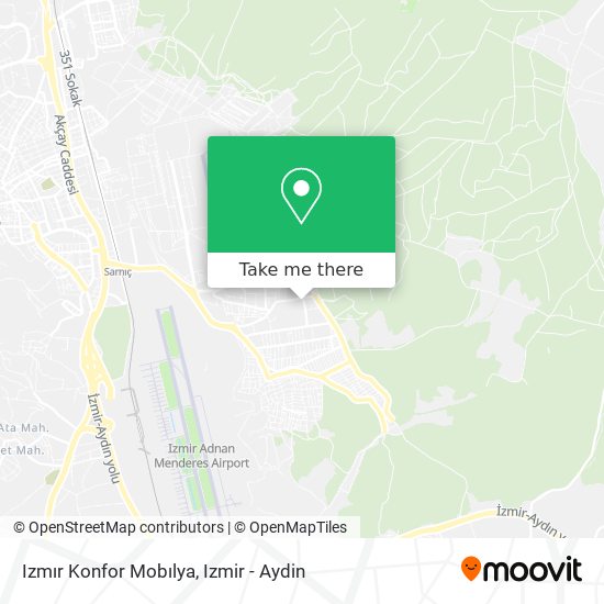 Izmır Konfor Mobılya map