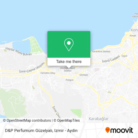 D&P Perfumum Güzelyalı map
