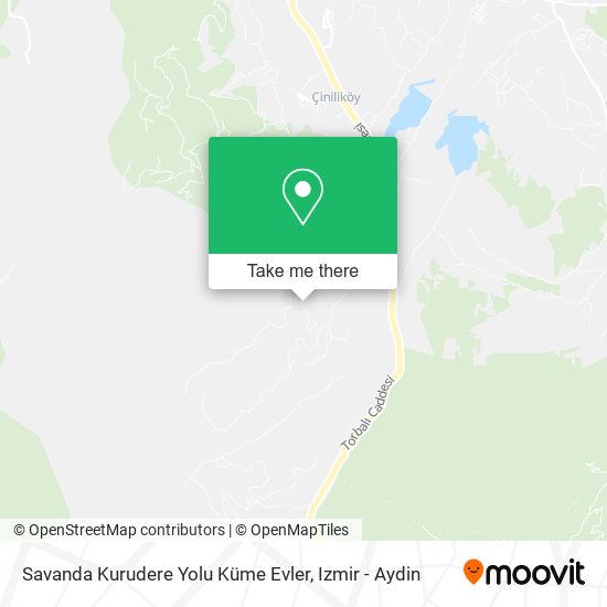 Savanda Kurudere Yolu Küme Evler map