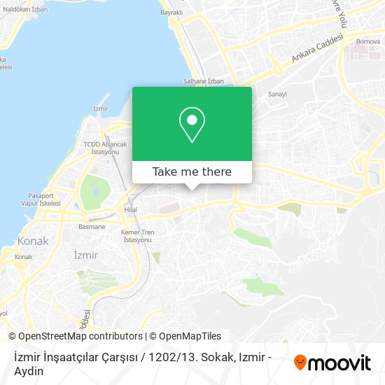 İzmir İnşaatçılar Çarşısı / 1202 / 13. Sokak map