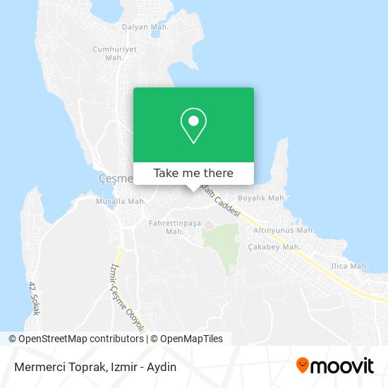 Mermerci Toprak map