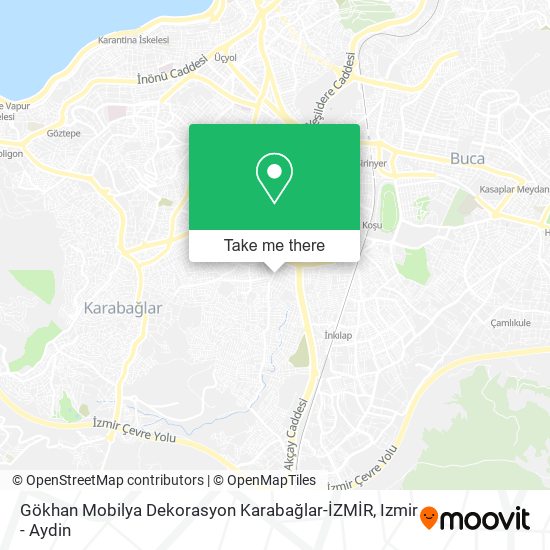 Gökhan Mobilya Dekorasyon Karabağlar-İZMİR map