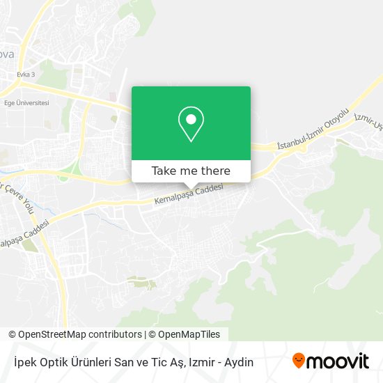 İpek Optik Ürünleri San ve Tic Aş map