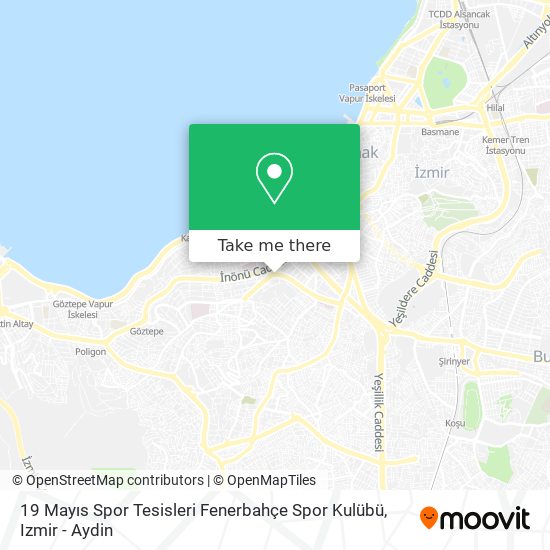 19 Mayıs Spor Tesisleri Fenerbahçe Spor Kulübü map