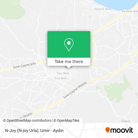 N-Joy (N-joy Urla) map