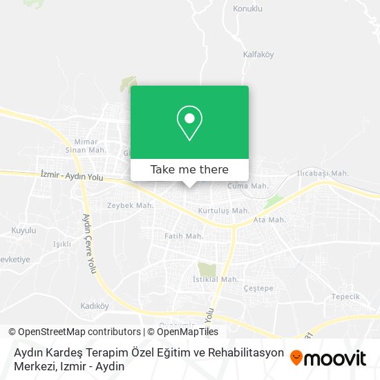 Aydın Kardeş Terapim Özel Eğitim ve Rehabilitasyon Merkezi map