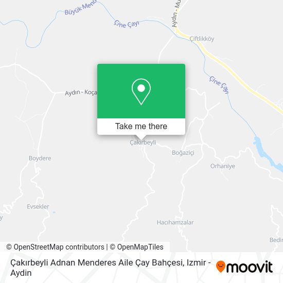 Çakırbeyli Adnan Menderes Aile Çay Bahçesi map