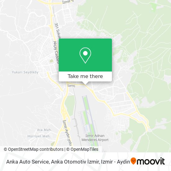 Anka Auto Service, Anka Otomotiv İzmir map