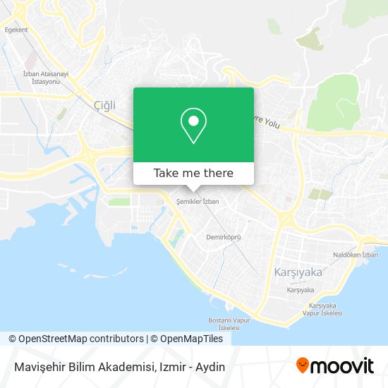 Mavişehir Bilim Akademisi map