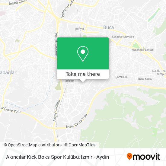 Akıncılar Kick Boks Spor Kulübü map