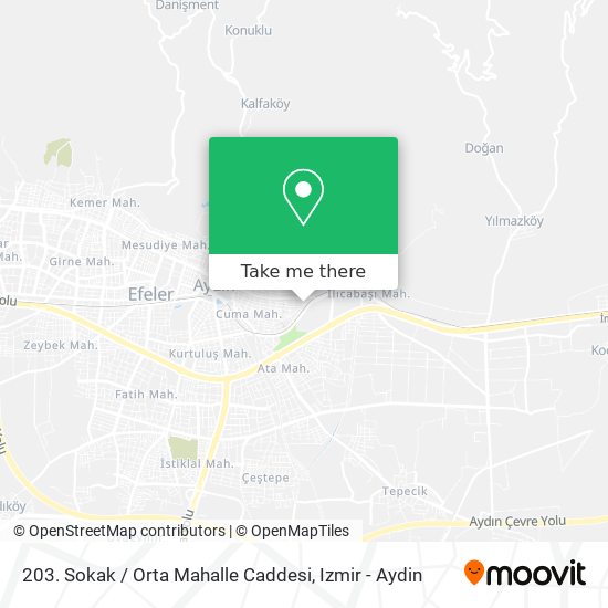 203. Sokak / Orta Mahalle Caddesi map