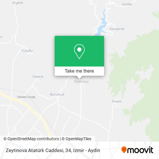 Zeytinova Atatürk Caddesi, 34 map