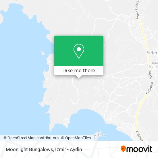 Moonlight Bungalows map