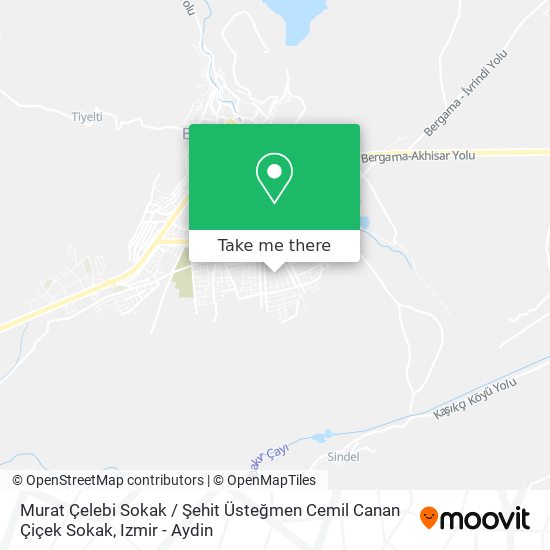 Murat Çelebi Sokak / Şehit Üsteğmen Cemil Canan Çiçek Sokak map