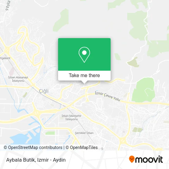Aybala Butik map