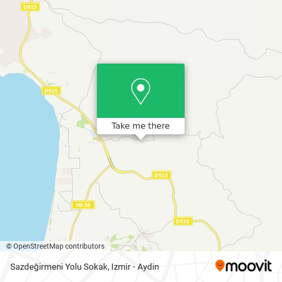Sazdeğirmeni Yolu Sokak map