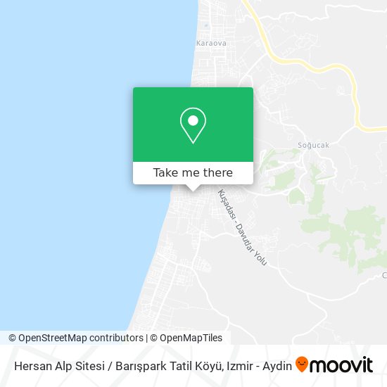 Hersan Alp Sitesi / Barışpark Tatil Köyü map