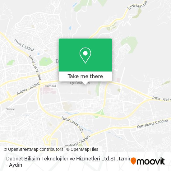 Dabnet Bilişim Teknolojilerive Hizmetleri Ltd.Şti map