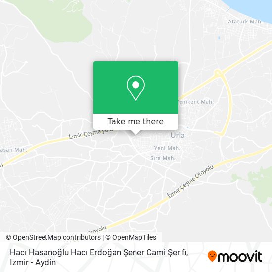 Hacı Hasanoğlu Hacı Erdoğan Şener Cami Şerifi map