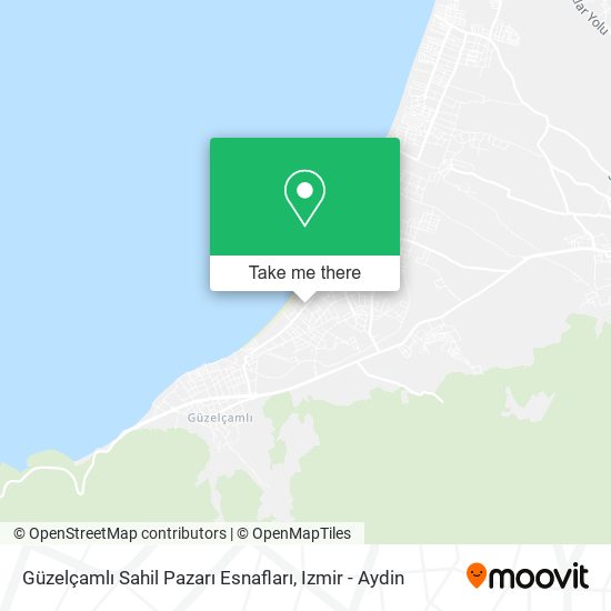 Güzelçamlı Sahil Pazarı Esnafları map